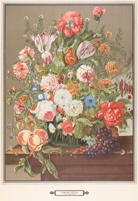 Lot 280 - Nigg (Joseph). Bouquets of Flowers & Fruit, 32 large floral chromolithographs, circa 1945-48