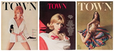 Lot 330 - Town. A group of 11 vintage magazines, London: Haymarket Press, 1963/1966