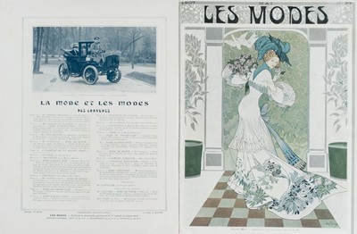 Lot 300 - Fashion. Les Modes, Revue Mensuelle Illustrée ... appliqués à la Femme, 3 volumes, Paris, 1905-07