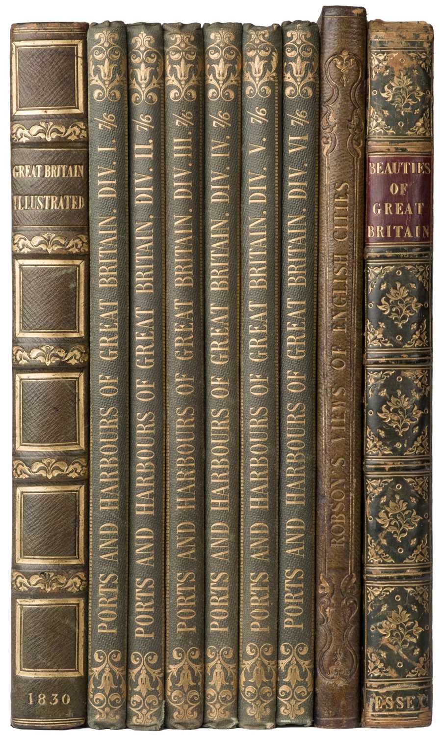 Lot 46 - Finden (Edward Francis & William). The Ports, Harbours, Watering-places, 6 volumes, circa 1845