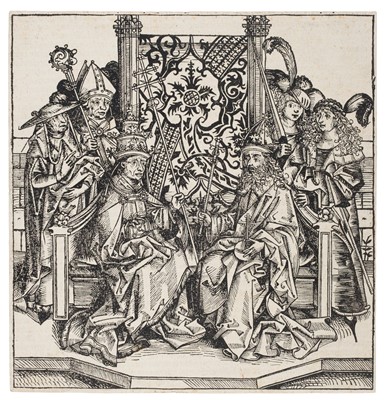 Lot 2 - Wolgemuth (Michael, 1434-1519). Frederick III and Pius II, 1493