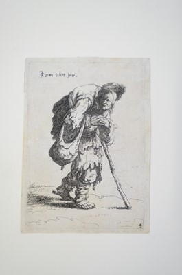Lot 29 - Van Vliet (Johannes Jorisz., circa 1605/10-1668). Humpbacked Beggar, circa 1632..., and others