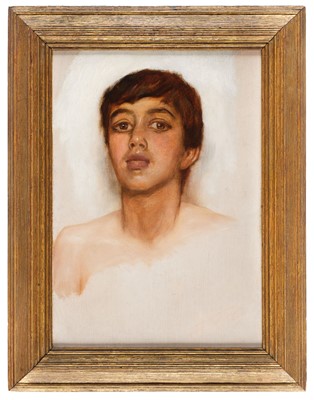 Lot 179 - British School. Head of a young man, circa 1910