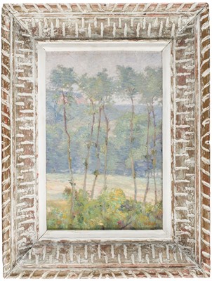 Lot 171 - Dewhurst (Wynford, RBA, 1864-1941). French landscape with pine trees, 1896