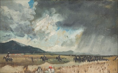 Lot 184 - McBey (James, 1883-1959). Fields of Armageddon, oil on canvas