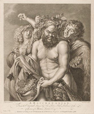 Lot 43 - Fauci (Charles, 1729-1784). A Bacchanalian, after Cipriani, 1768