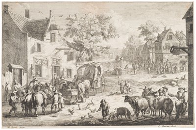 Lot 40 - Bargas. Village Scene and others