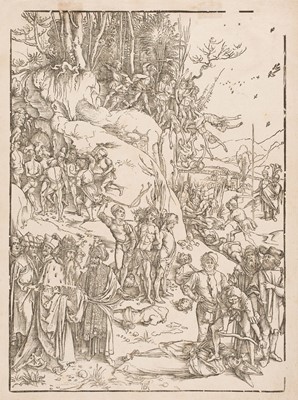 Lot 11 - Dürer (Albrecht, 1471-1528). Martydom of the 1000 Christians, woodcut