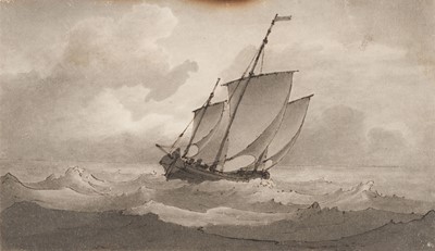 Lot 253 - Watercolours & drawings. A collection of approximately 60 drawings, mostly 19th-century