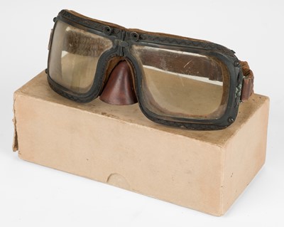 Lot 140 - Flying goggles. A pair of WWII period RAF Mk IIIA 22/C Pattern pilot’s goggles circa 1940