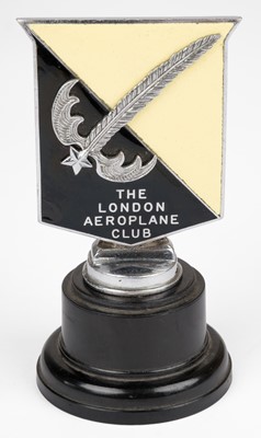 Lot 127 - London Aeroplane Club Car badge. A scarce pre-WWII members' car badge
