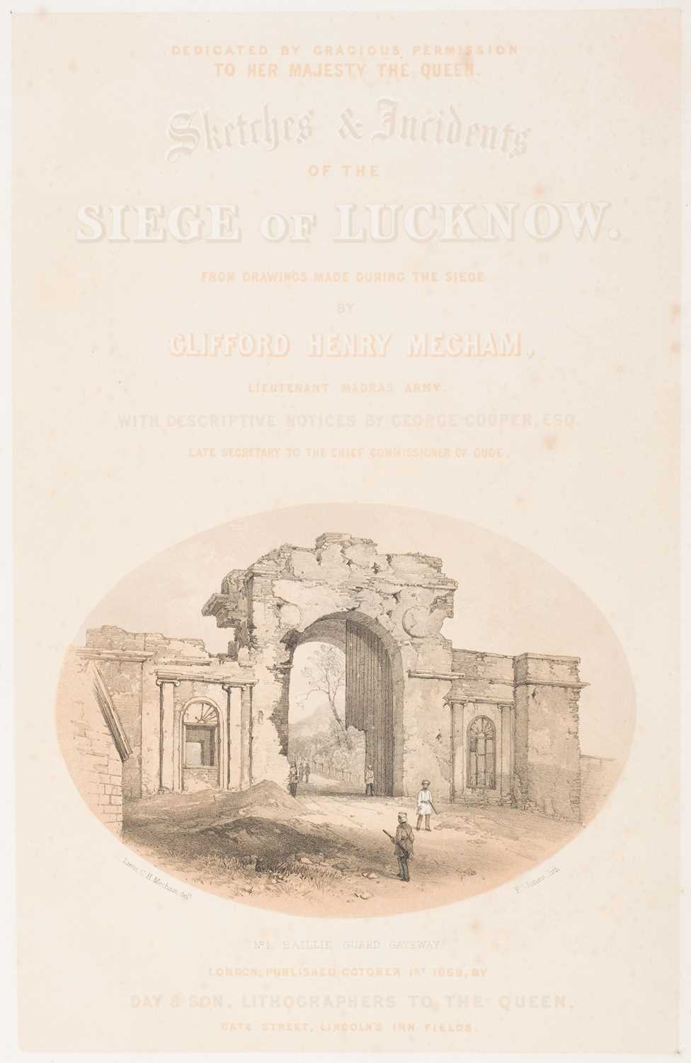 Lot 21 - Mecham (Clifford Henry). Sketches & Incidents of the Siege of Lucknow, 1858