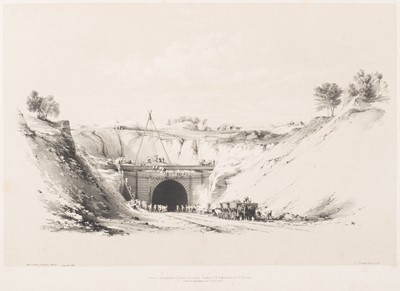 Lot 39 - Bourne (John Cooke and John Britton). Drawings of the London and Birmingham Railway, 1839