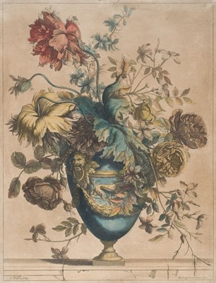 Lot 230 - Monnoyer (Jean Baptiste). Six engravings of botanical bouquets, circa 1680