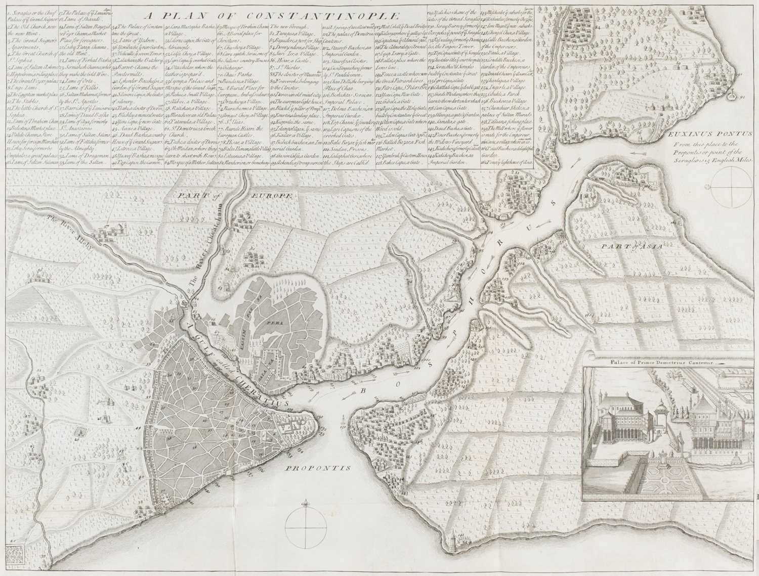 Lot 8 - Cantemir (Demetrius). The History of the Growth and Decay of the Othman Empire, 1734-35