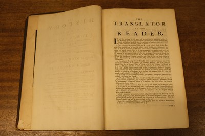 Lot 8 - Cantemir (Demetrius). The History of the Growth and Decay of the Othman Empire, 1734-35