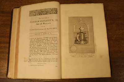 Lot 8 - Cantemir (Demetrius). The History of the Growth and Decay of the Othman Empire, 1734-35