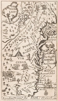 Lot 6 - Crouch, Nathaniel. The English Empire in America, 1685