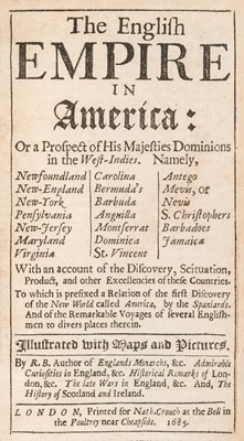 Lot 6 - Crouch, Nathaniel. The English Empire in America, 1685