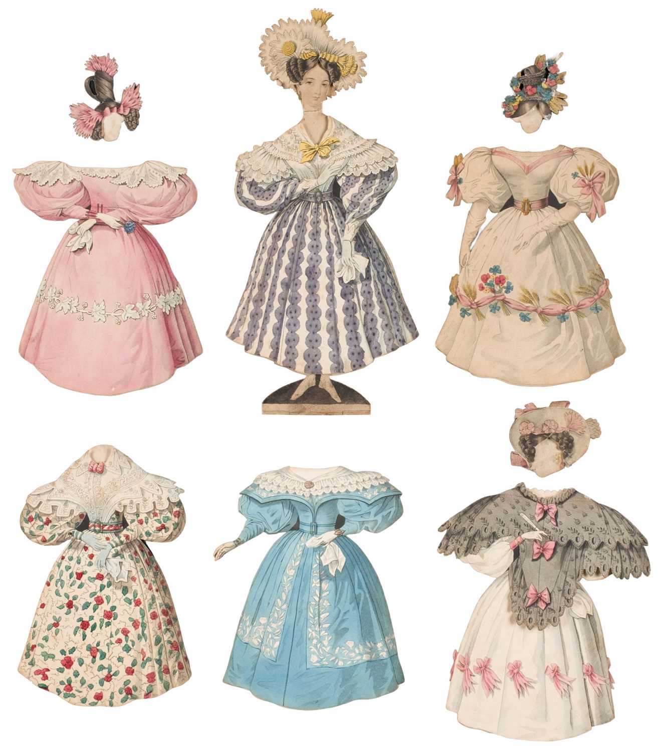 Lot 503 - Ackermann (Rudolph, publisher). Paper doll set [La Poupée-Modèle], London, circa 1830