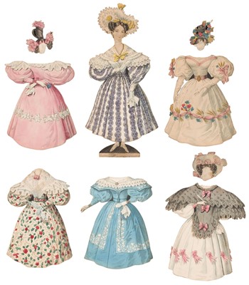 Lot 503 - Ackermann (Rudolph, publisher). Paper doll set [La Poupée-Modèle], London, circa 1830