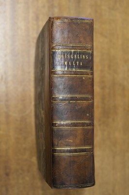 Lot 5 - Boisgelin (Louis de). Ancient and Modern Malta, 2 volumes in one, 2nd edition, 1805