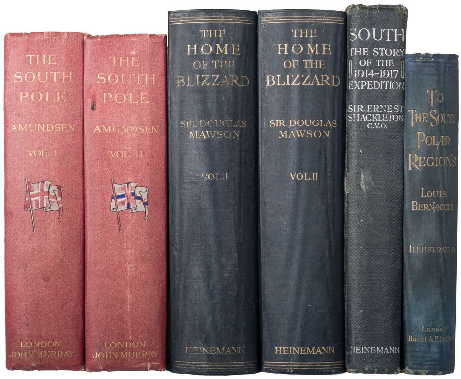 Lot 1 - Amundsen (Roald). The South Pole, 2 volumes, 1st edition,2nd impression, 1912