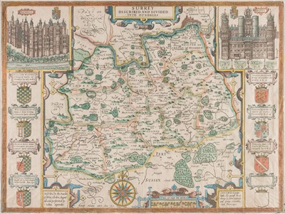 Lot 184 - Surrey. Speed (John), Surrey Described and Divided into Hundreds, cira 1627