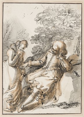 Lot 33 - Herr (Michael, 1591-1661). A Quarrelling Couple