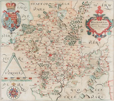 Lot 162 - Maps. A collection of approximately 30 maps, 17th - 20th century