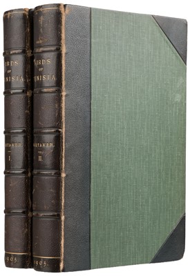 Lot 112 - Whitaker (J.L.S.). The Birds of Tunisia, 2 volumes, 1905
