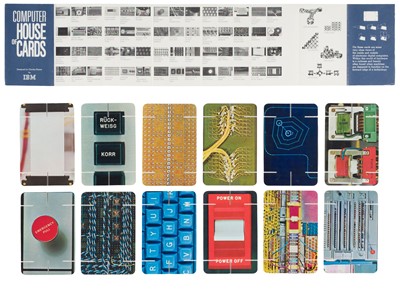 Lot 537 - Eames (Charles, 1907-1978). Computer House of Cards, 1970