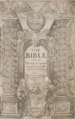 Lot 267 - Bible [English]. The Bible that is, the holy scriptures contained in the Old & New Testament, [1612]