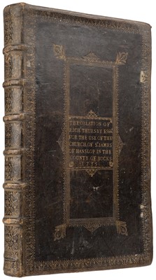 Lot 280 - Book of Common Prayer. The Book of Common Prayer and Administration of the Sacraments, 1687