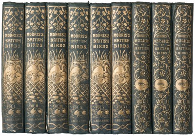 Lot 100 - Morris (F. O.). A History of British Birds, 6 vols, 2nd edition, 1870