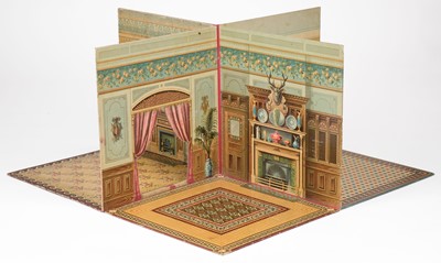 Lot 517 - Doll's House. [The New Folding Doll House], circa 1894, & other paper dolls and dolls' houses