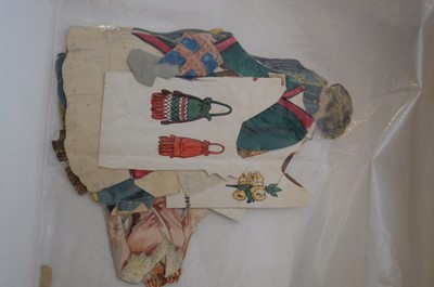 Lot 517 - Doll's House. [The New Folding Doll House], circa 1894, & other paper dolls and dolls' houses