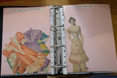 Lot 517 - Doll's House. [The New Folding Doll House], circa 1894, & other paper dolls and dolls' houses