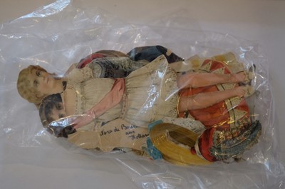 Lot 517 - Doll's House. [The New Folding Doll House], circa 1894, & other paper dolls and dolls' houses