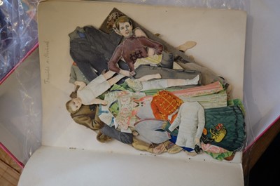 Lot 517 - Doll's House. [The New Folding Doll House], circa 1894, & other paper dolls and dolls' houses