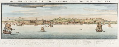 Lot 203 - Buck (Samuel & Nathaniel). The North-West Prospect of Greenwich in the County of Kent, 1739 or later