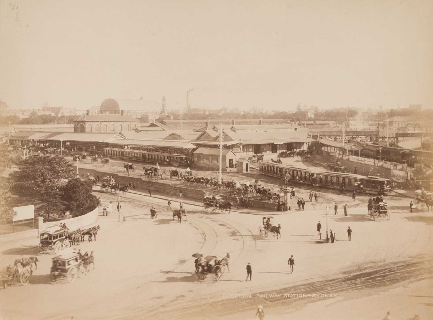 Lot 3 - Australia. A collection of 50 albumen print views, c. 1890s
