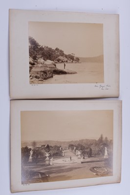 Lot 3 - Australia. A collection of 50 albumen print views, c. 1890s