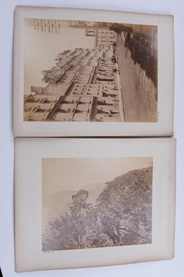 Lot 3 - Australia. A collection of 50 albumen print views, c. 1890s