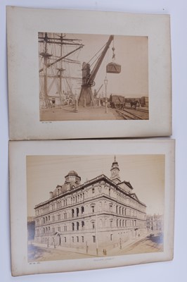 Lot 3 - Australia. A collection of 50 albumen print views, c. 1890s
