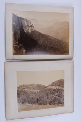 Lot 3 - Australia. A collection of 50 albumen print views, c. 1890s
