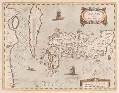 Lot 153 - Japan. Mercator (Gerard, Hondius H. & Jansson Jan), Japoniae Nova Descriptio, circa 1640