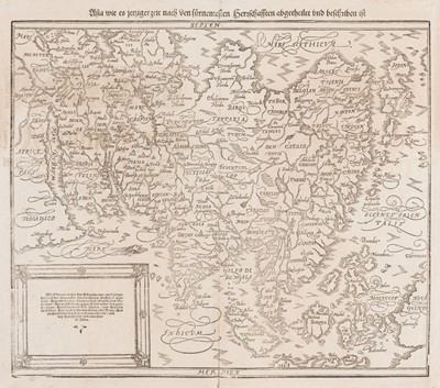 Lot 135 - China & Asia. Munster (Sebastian), Asia wie es jetziger Zeit..., circa 1592