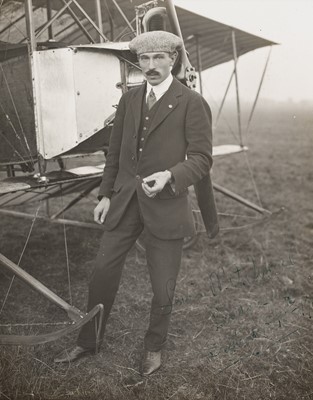 Lot 17 - Aviation Photography. Aviation Pioneers depicting early aviators and aeroplanes, circa 1911-30