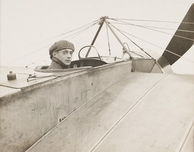 Lot 17 - Aviation Photography. Aviation Pioneers depicting early aviators and aeroplanes, circa 1911-30